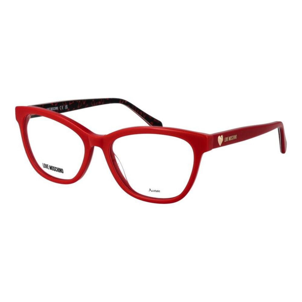 Love Moschino Red Acetate Glasses Women's (Frames)